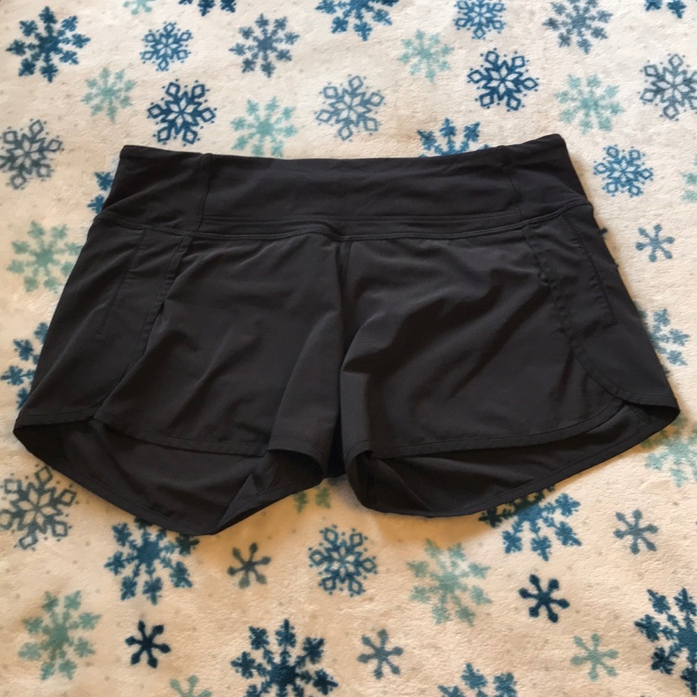 Black lululemon women’s shorts